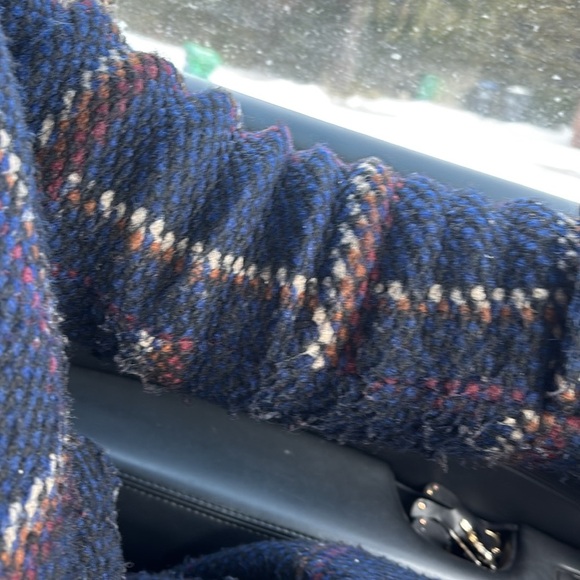 DISTRETT Made in Italy Vintage style men’s plaid wool coat Sz XL - Picture 4 of 17